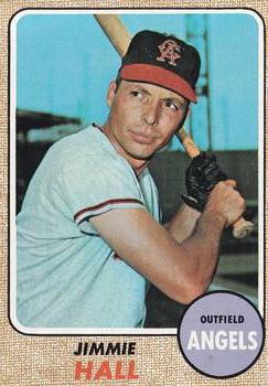 1968 Topps Milton Bradley Win-A-Card #121 Jimmie Hall Front