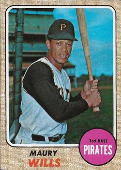 1968 Topps Milton Bradley Win-A-Card #175 Maury Wills Front