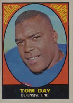 1968 Topps Milton Bradley Win-A-Card #117 Tom Day Front