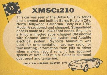 1968 Topps Milton Bradley Win-A-Card #13 XMSC 210 Back