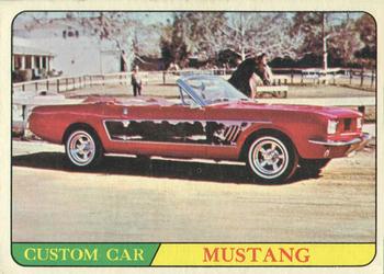 1968 Topps Milton Bradley Win-A-Card #17 Mustang Karavan Front