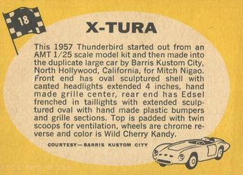 1968 Topps Milton Bradley Win-A-Card #18 X-tura Back