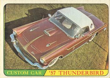 1968 Topps Milton Bradley Win-A-Card #20 1957 Ford Thunderbird Front