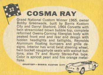1968 Topps Milton Bradley Win-A-Card #32 Cosma Ray Back