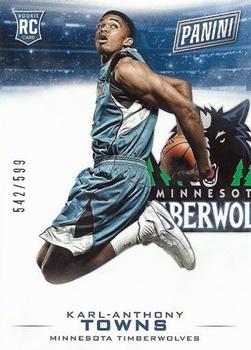 2015 Panini Black Friday #25 Karl-Anthony Towns Front