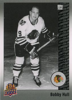 2014 Upper Deck 25th Anniversary - Silver Celebration #85 Bobby Hull Front