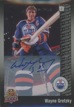 2014 Upper Deck 25th Anniversary - Silver Celebration Autographs #99 Wayne Gretzky Front