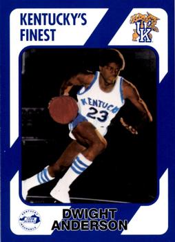 1989-90 Collegiate Collection Kentucky Wildcats #19 Dwight Anderson Front