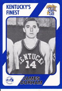 1989-90 Collegiate Collection Kentucky Wildcats #25 James Durham Front