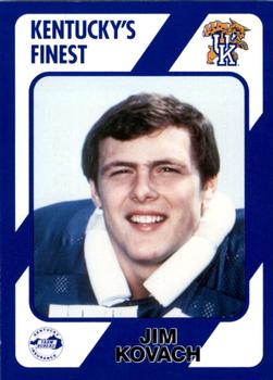 1989-90 Collegiate Collection Kentucky Wildcats #125 Jim Kovach Front