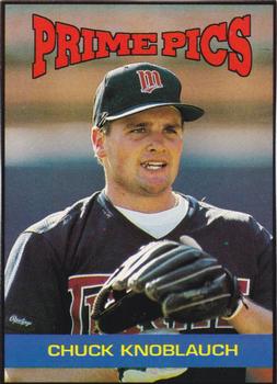 1992 The Sports Card Review & Value Line Prime Pics #7 Chuck Knoblauch Front