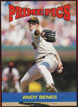 1992 The Sports Card Review & Value Line Prime Pics #8 Andy Benes Front