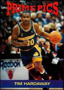 1992 The Sports Card Review & Value Line Prime Pics #25 Tim Hardaway Front
