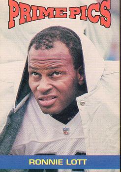1992 The Sports Card Review & Value Line Prime Pics #55 Ronnie Lott Front