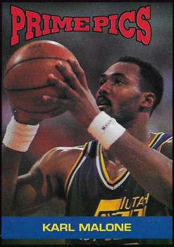 1992 The Sports Card Review & Value Line Prime Pics #63 Karl Malone Front