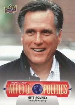 2011 Upper Deck World of Sports - World of Politics #WP-3 Mitt Romney Front