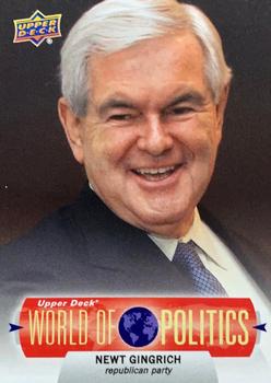 2011 Upper Deck World of Sports - World of Politics #WP-5 Newt Gingrich Front