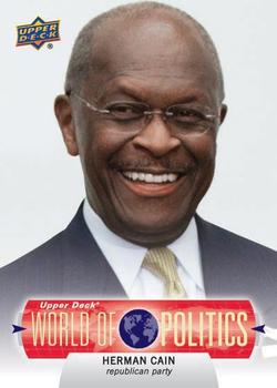 2011 Upper Deck World of Sports - World of Politics #WP-9 Herman Cain Front