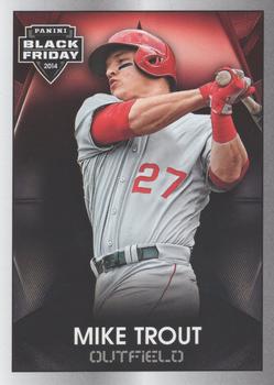 2014 Panini Black Friday #15 Mike Trout Front
