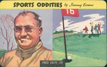 1954 Quaker Oats Sports Oddities #2 Fred Snite Sr. Front