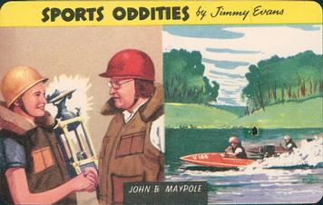 1954 Quaker Oats Sports Oddities #4 John B Maypole Front