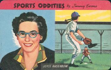 1954 Quaker Oats Sports Oddities #20 Joyce Rosenbom Front