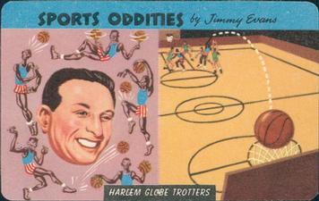 1954 Quaker Oats Sports Oddities #23 Harlem Globe Trotters Front