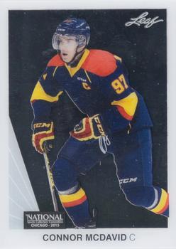 2015 Leaf National Convention Acetate #CMD Connor McDavid Front