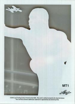 2015 Leaf National Convention Acetate #MT1 Mike Tyson Back