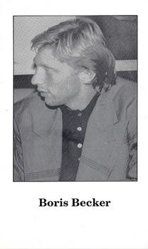 1991 Media Materials Reading Cards #72183-02 Boris Becker Front