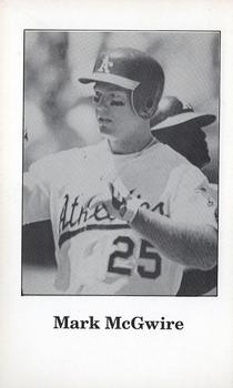 1991 Media Materials Reading Cards #72183-18 Mark McGwire Front