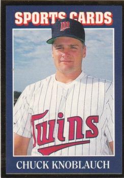 1991 Allan Kaye's Sports Cards News Magazine - Standard-Sized 1992 #2 Chuck Knoblauch Front