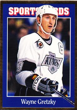 1991 Allan Kaye's Sports Cards News Magazine - Standard-Sized 1992 #95 Wayne Gretzky Front