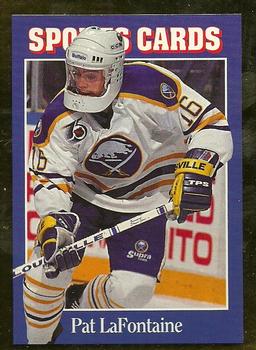 1991 Allan Kaye's Sports Cards News Magazine - Standard-Sized 1992 #142 Pat LaFontaine Front