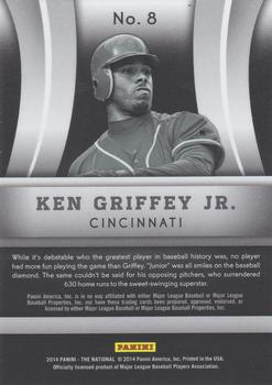2014 Panini The National VIP Party #8 Ken Griffey Jr. Back
