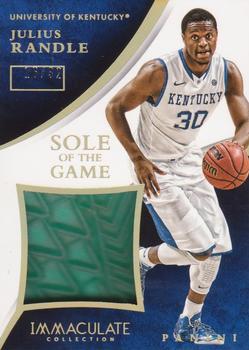2015 Panini Immaculate Collection Collegiate - Collegiate Sole of the Game #21 Julius Randle Front