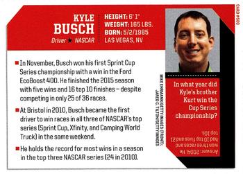 2016 Sports Illustrated for Kids #500 Kyle Busch Back