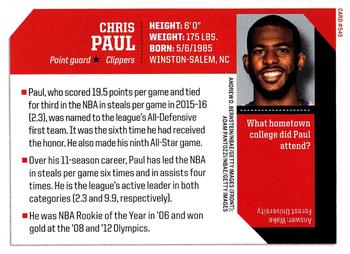 2016 Sports Illustrated for Kids #545 Chris Paul Back