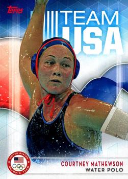 2016 Topps U.S. Olympic & Paralympic Team Hopefuls #45 Courtney Mathewson Front