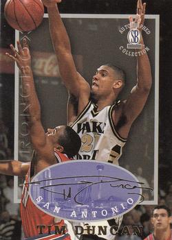 1997-98 Score Board Autographed Collection - Strongbox #1 Tim Duncan Front