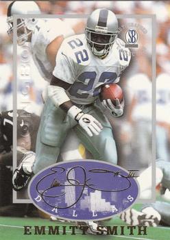 1997-98 Score Board Autographed Collection - Strongbox #6 Emmitt Smith Front