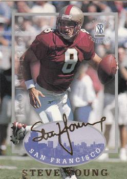 1997-98 Score Board Autographed Collection - Strongbox #8 Steve Young Front