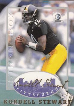 1997-98 Score Board Autographed Collection - Strongbox #21 Kordell Stewart Front