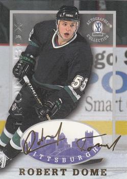 1997-98 Score Board Autographed Collection - Strongbox #27 Robert Dome Front