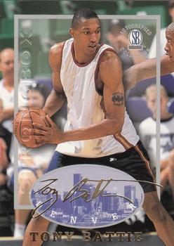 1997-98 Score Board Autographed Collection - Strongbox #32 Tony Battie Front