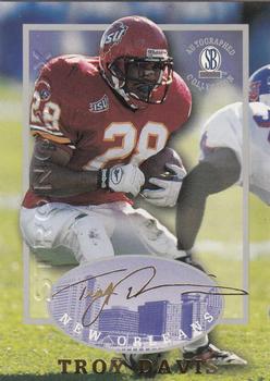 1997-98 Score Board Autographed Collection - Strongbox #43 Troy Davis Front