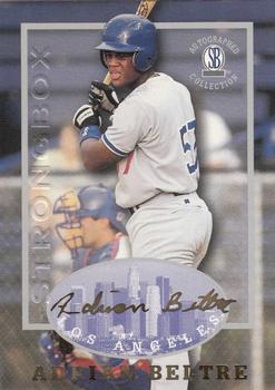 1997-98 Score Board Autographed Collection - Strongbox #49 Adrian Beltre Front