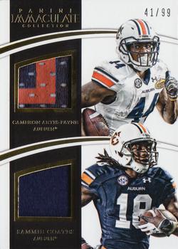 2015 Panini Immaculate Collection Collegiate - Combos #6 Cameron Artis-Payne / Sammie Coates Front