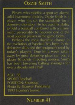 1993 The Investor's Journal #41 Ozzie Smith Back