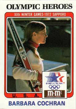 1983-84 Topps M&M's Olympic Heroes #8 Barbara Cochran Front